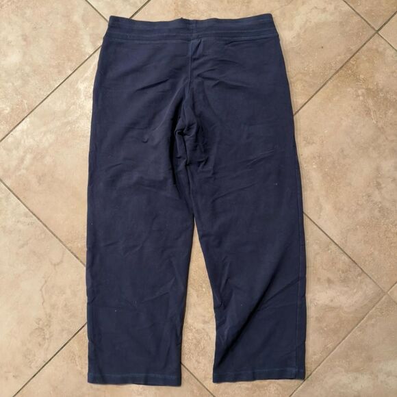 Danskin Now Navy Yoga Pants Women’s Stretch Lounge Activewear L - Picture 3 of 3